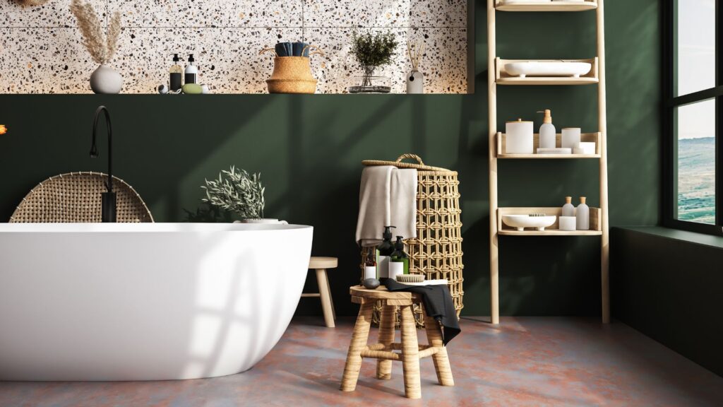 exemple de couleur avec laquelle peindre une salle de bain